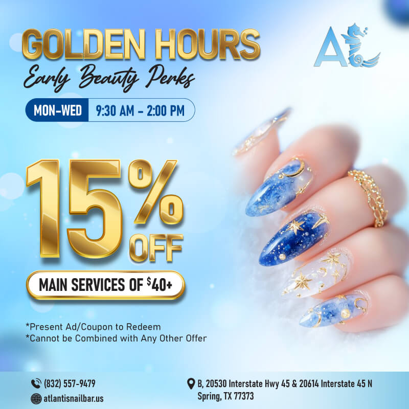 🌞✨ GOLDEN HOURS – Early Beauty Perks! ✨🌞